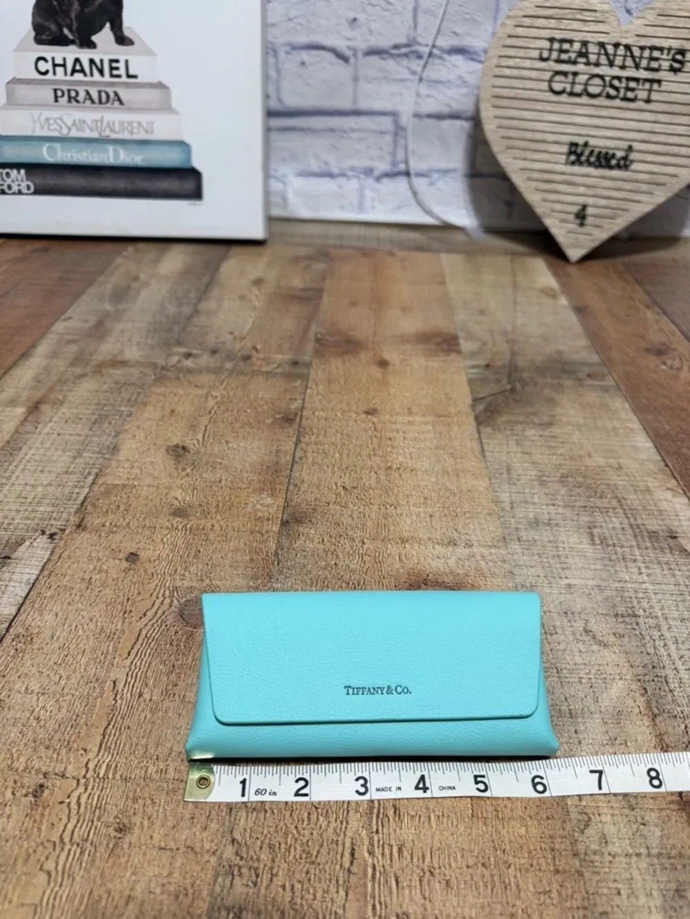Authentic Tiffany & Co. Sunglass Case Softcase Triangular Glasses Case